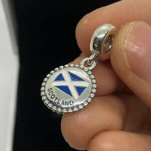 ✨🔥Pandora Scotland Flag Charm S925 Silver with box